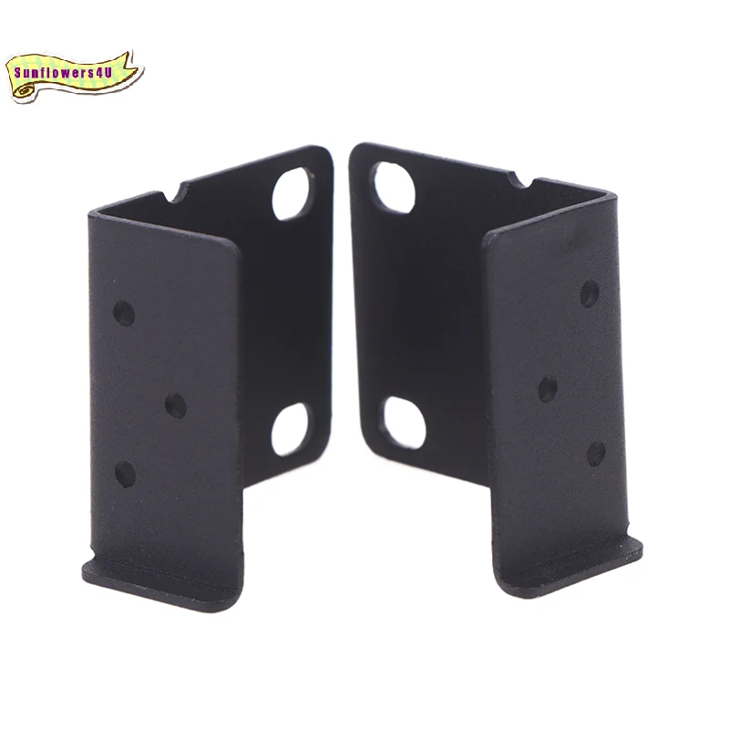 Hard Disk Video Recorder Hanging Headphone Rack Ears Bolts Rack Mount Bracket Kit For 1U/1.5U/2U NVR Network Video Recorder