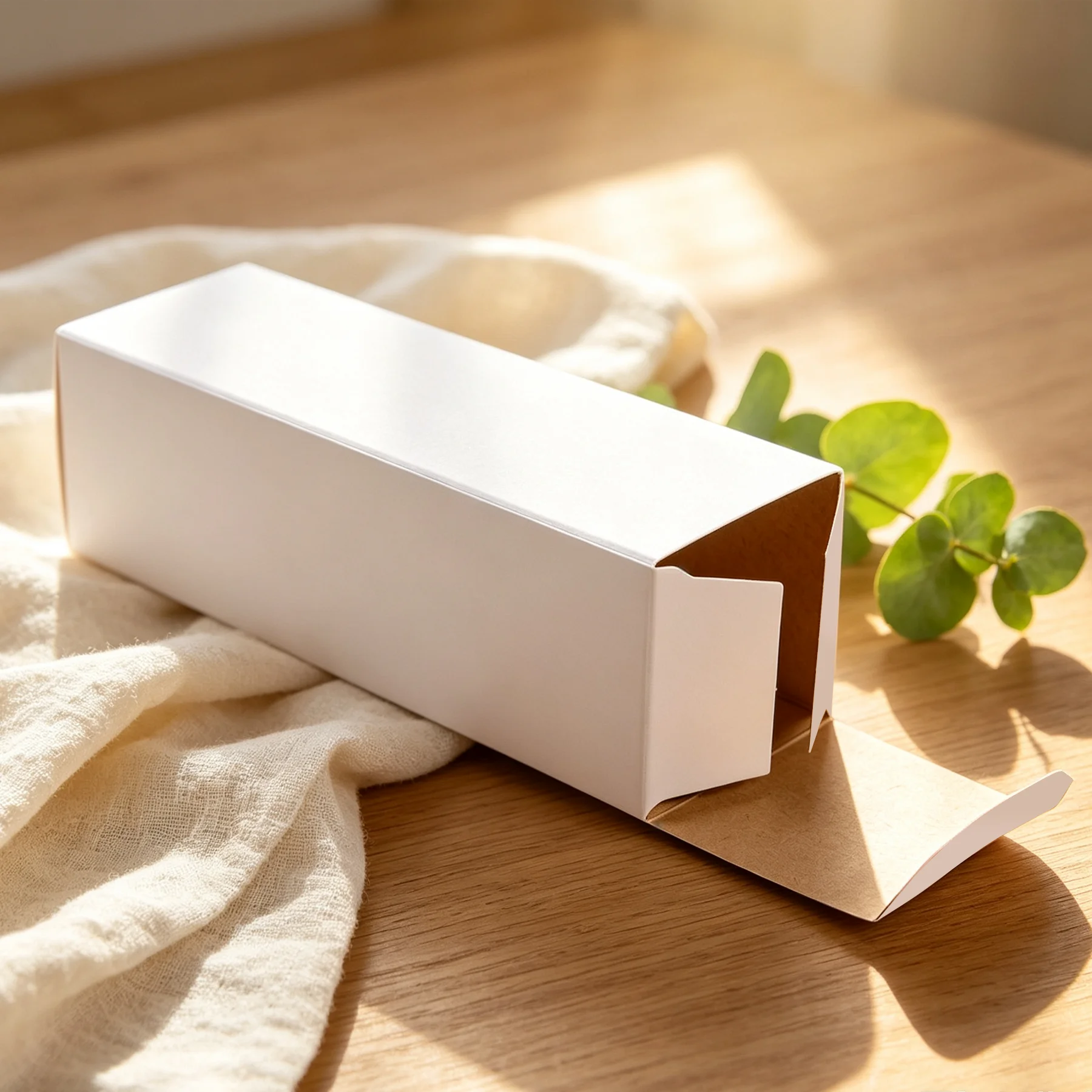 Custom White Folding Cardboard Box DIY Packaging Valentine's Day Christmas Gift Small Cardboard Gift Box
