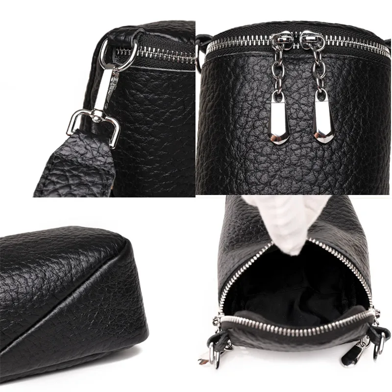 Genuine Leather Women Shoulder Bags Luxury Brands Mini Female Mobile phone bag High Quality Women Handbags Female Messenger bag