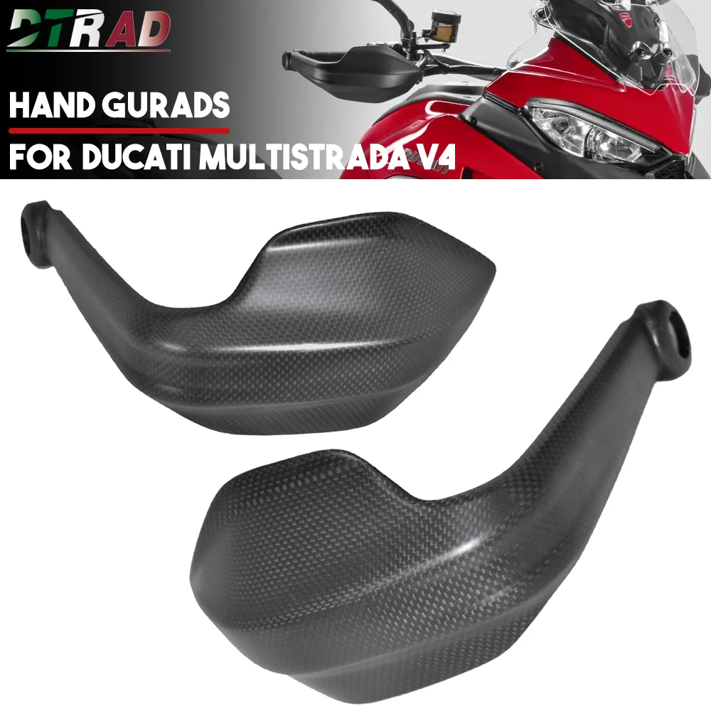 Hand Guards For DUCATI Multistrada V4 V4S 2021 2022 2023 Carbon Fiber Handlebar Protectors Motorcycle Accessories Fairing Kit