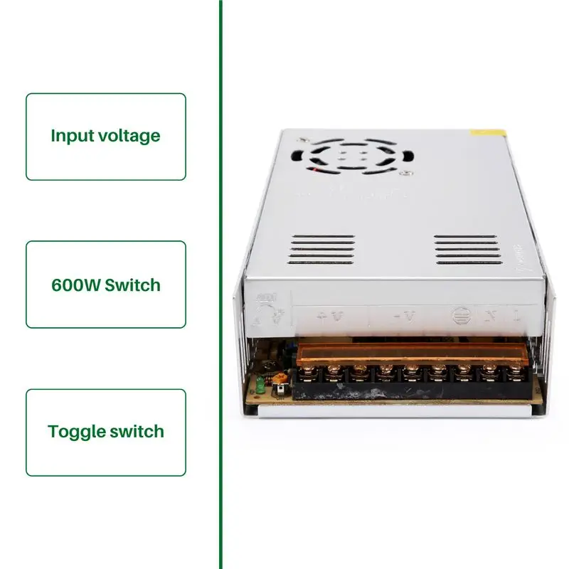 B27B 48V 12.5A 600W Switch Power Supply لمعدات المراقبة والأتمتة الصناعية وخزانة التحكم PLC ومعدات LED #5