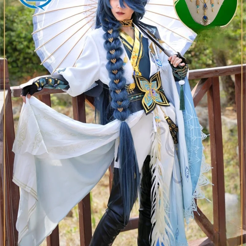 Cos Costume on Literary Ugliness Female to B Cosplay Male Second Dimension Ancient Style Han Chinese Clothing