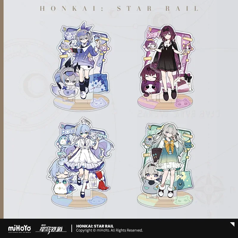 

Presale Sunsyea Honkai Star Rail Official Merch miHoYo Original Authentic NvSSS Series Badge Acrylic Stand Card Robin Kafka