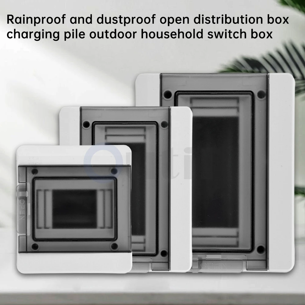 Junction Box 2/3/5/8WAY PC Plastic Outdoor Electrical IP65 Waterproof Distribution Box switch household switch box junction box