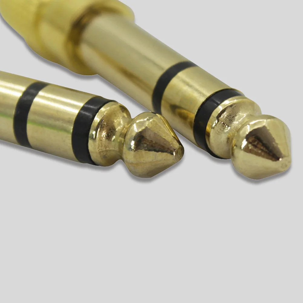 

2Pairs Audio Line Transceiver Headphone Adapter 3.5mm to 6.5mm Stereo Jack Adapter for Smartphones Tablets Computers Portable