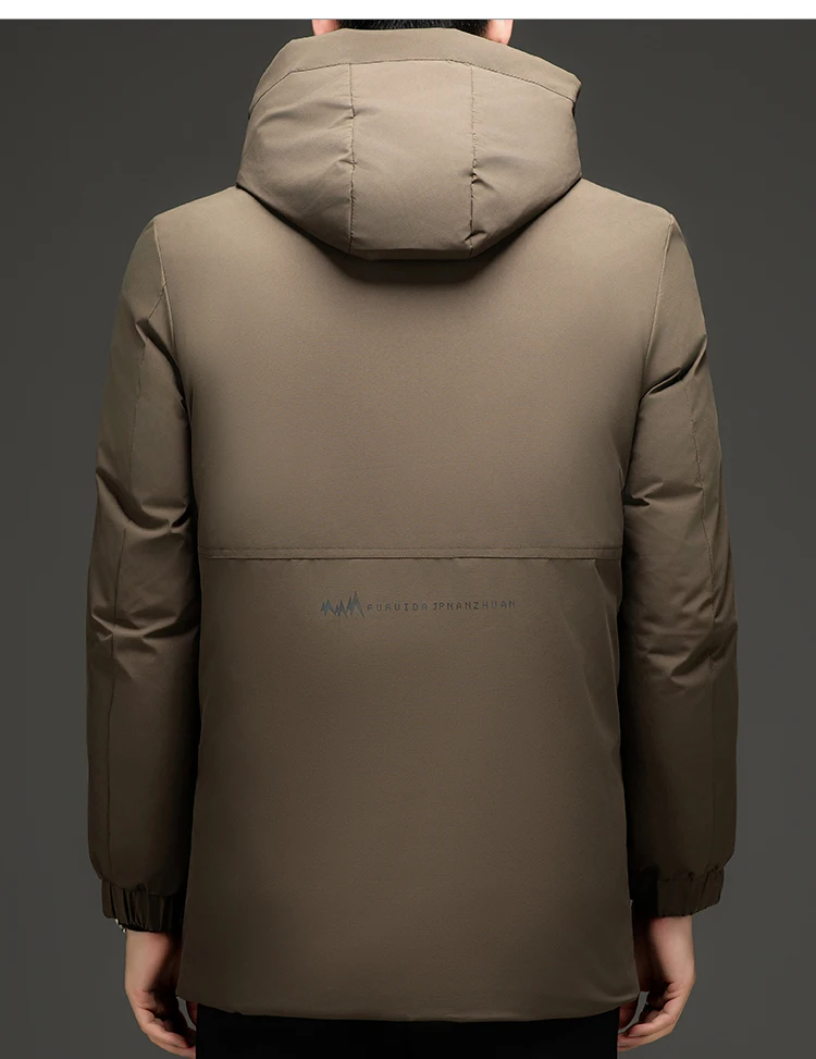 الشتاء معطف للرياضة الرجال الموضة رشاقته الثلوج مقنعين مقاوم للماء أبلى معطف دافئ ملابس الآباء معطف رجالي غير رسمي
