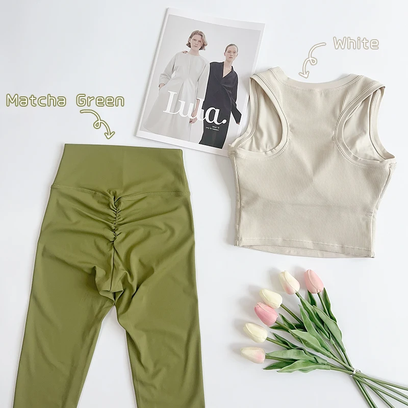 شعور عاري ارتفاع الخصر لا خط محرج الورك رفع اليوغا طماق النساء اللياقة البدنية الجري سريعة الجافة الدراجات بيلاتيس سراويل رياضية 🧘 ♀️ 👏 #6