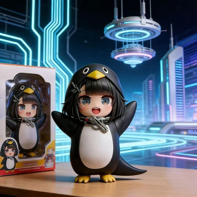 

6cm GUGUGAGA What The Dog Doing Arknights Endfield Pengmin Figures Little Cosplay Pengmin Model Anime Collection Birthday Gift