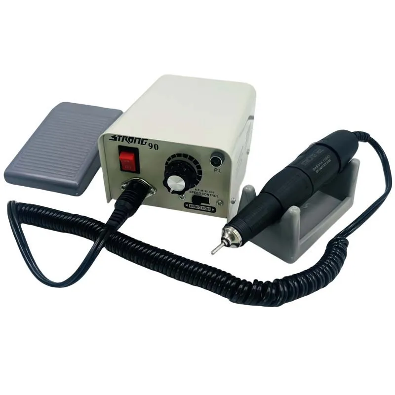 Micro motor 102L Brush 35000 RPM Micromotor Handpieces STRONG 90 control box Electric Polishing Tool