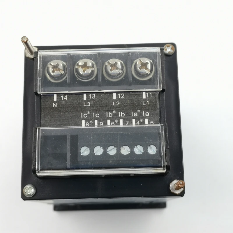 Marine 96 * 96mm 90 degree 3P4W kilowatt meter unbalanced load square analog power meter