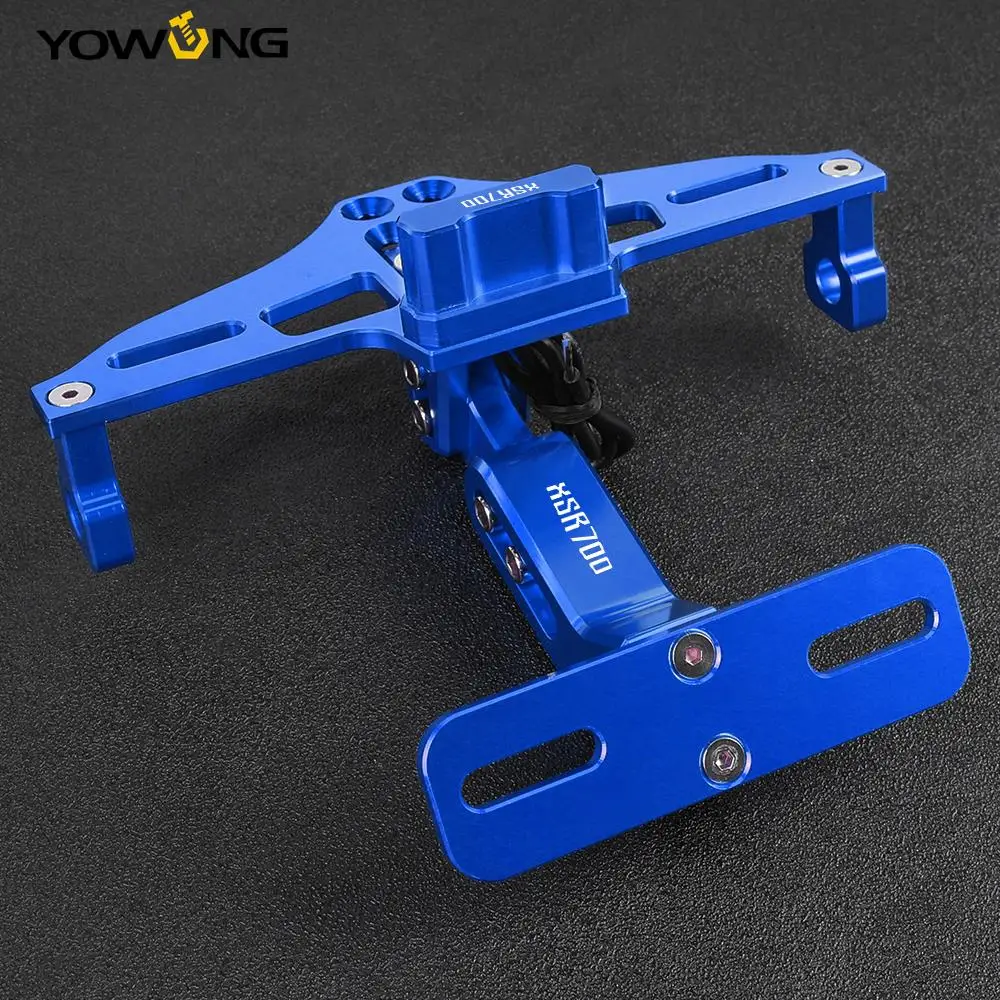 

Adjustable CNC Motorcycle Modified Rear License Plate Mount Holder For Yamaha XSR700 XSR 700 all year Moto