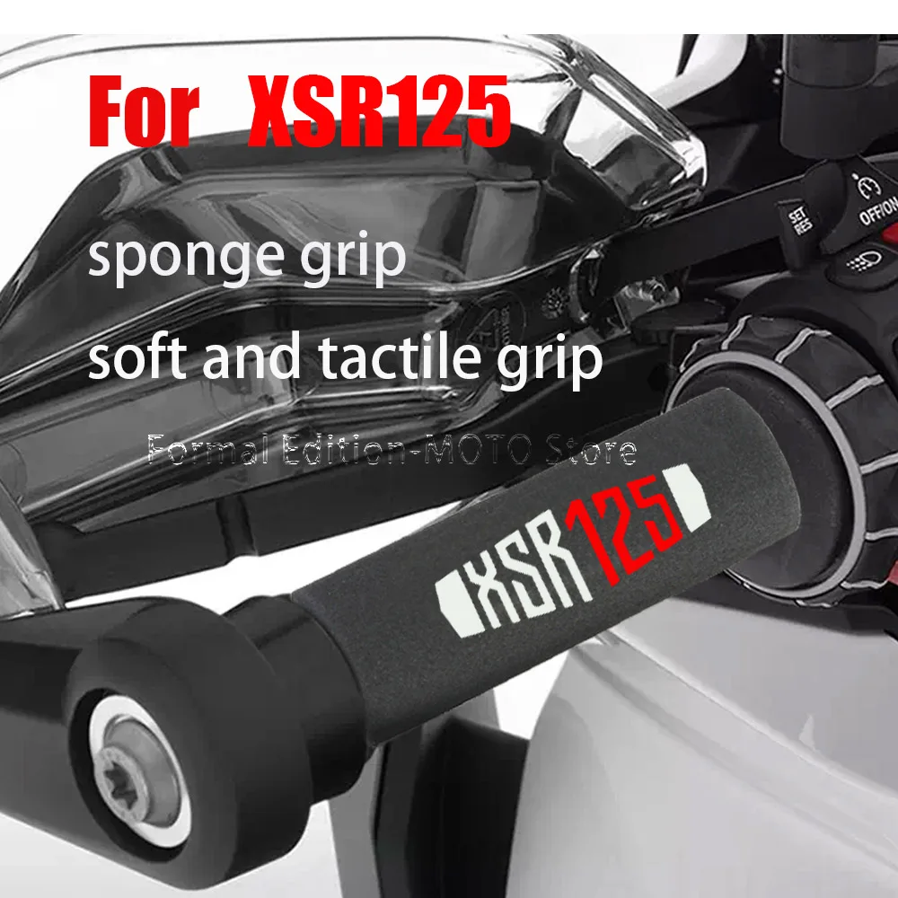 

Handlebar Grips Anti Vibration Motorcycle Grip for YAMAHA XSR125 Accessories Sponge Grip for XSR125