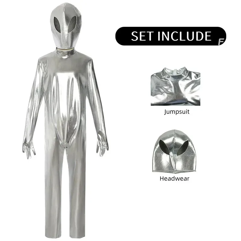 CyAlien تأثيري حلي كرنفال موحدة الفضاء دعوى هالوين أنيمي ملابس تنكرية للحفلات لعبة النساء