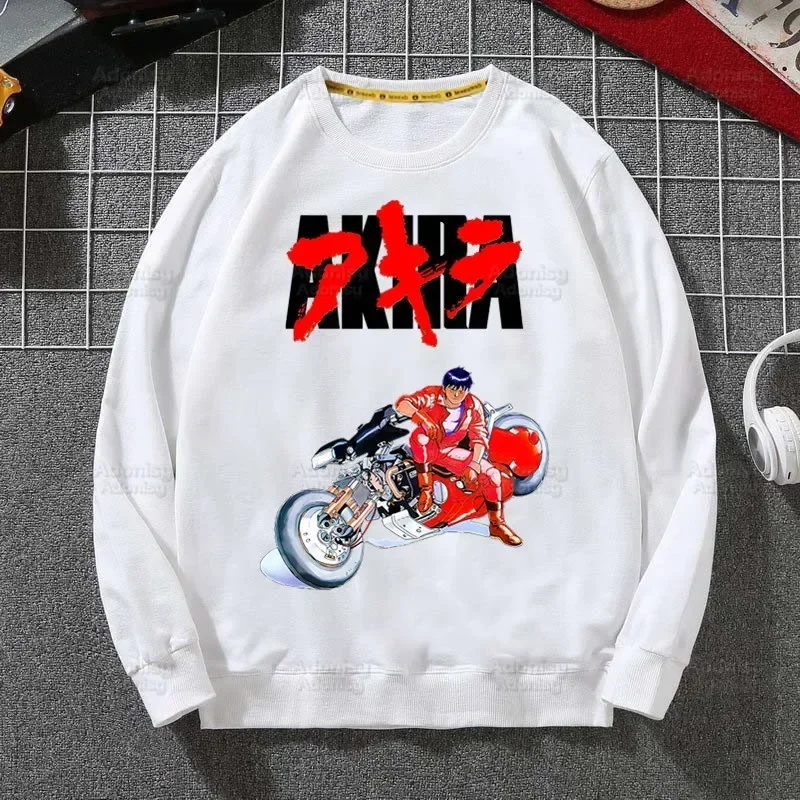 Akira Anime Manga Japanese Sweatshirts Men Woman Autumn Neo Tokyo Shotaro Kaneda Winter Hip Hop Hoody Male Casual Tops