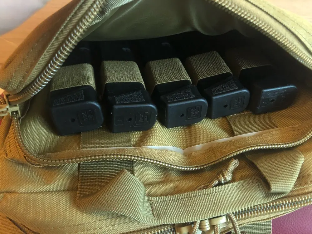 Портативная сумка для пистолета Glock 17 19 дюймов, Портативная сумка для хранения, тактическая Двойная Сумка для пистолета, ручной пистолет 22 LR,