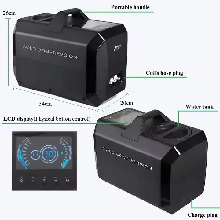 VU- COT02 Ice Cooling Heating Water Compression Therapy Device For Whole Body Foot Sports Healing Therapy Machine For Sports