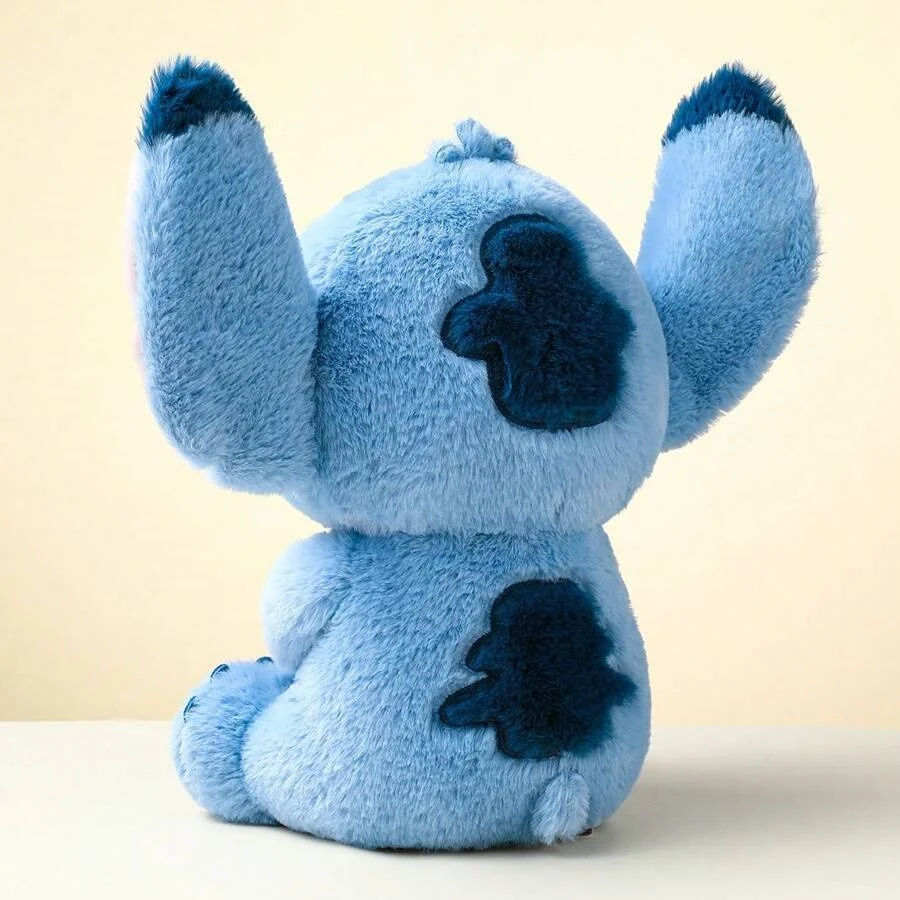 Miniso Disney Stitch Plush Doll Cute Stitch Sitting Stuffed Toy Soft Fluffy Figure Home Decor Birthday Gift For Kids