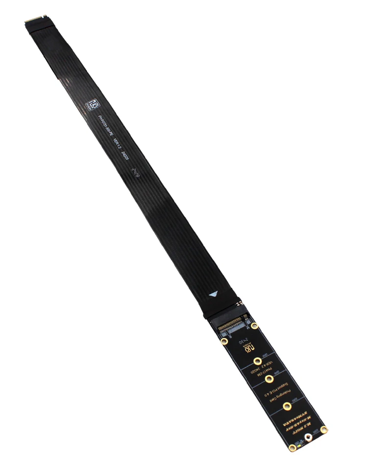 40 CM NGFF M.2 Sleutel E M.2 NVME Sleutel M PCIe 4.0 Verlengkabel ATA Converter Board Adapter Riser Kabel Ondersteuning 2230 2242 2260 2280