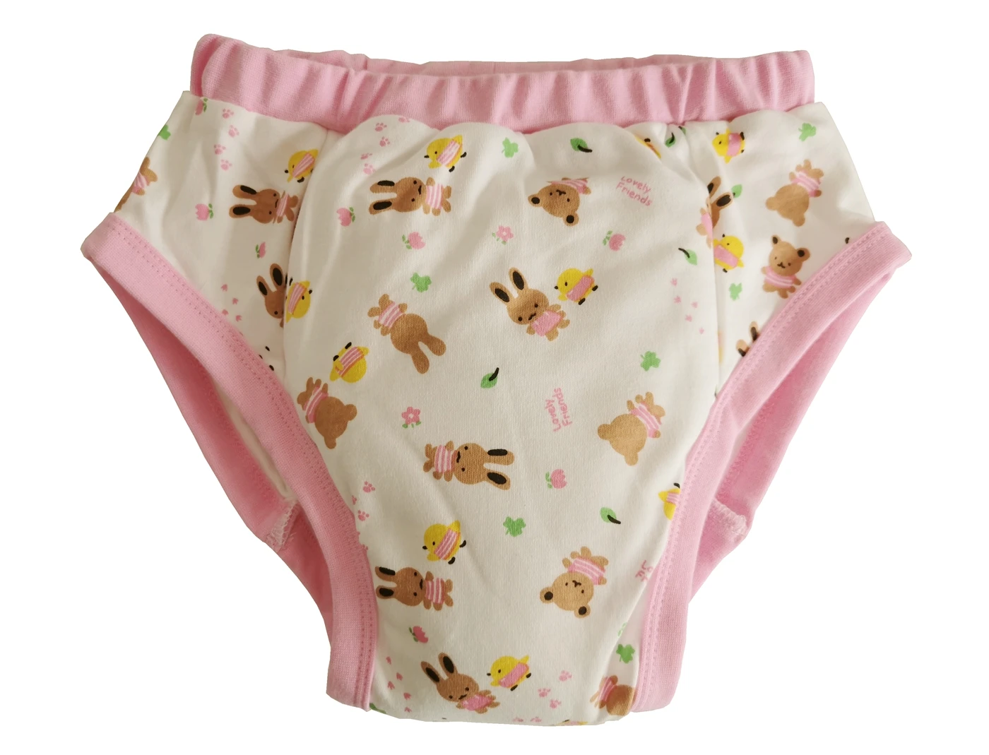 

Adult printed pink teddy training pant/Adult baby brief with padding inside/ABDL training pants/adult training pant/abdl pant