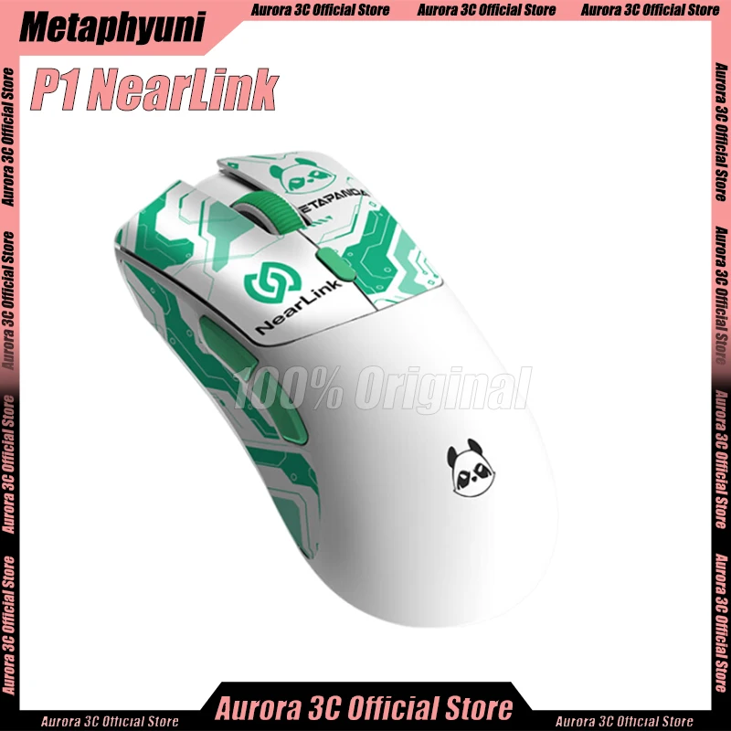 

Metaphyuni P1 NearLink Gamer Mouse 2.4G/Bluetooth/USB 650IPS 3Mode Lightweight Mouse E-Sport 62000dpi Gaming Mouse Office Gifts