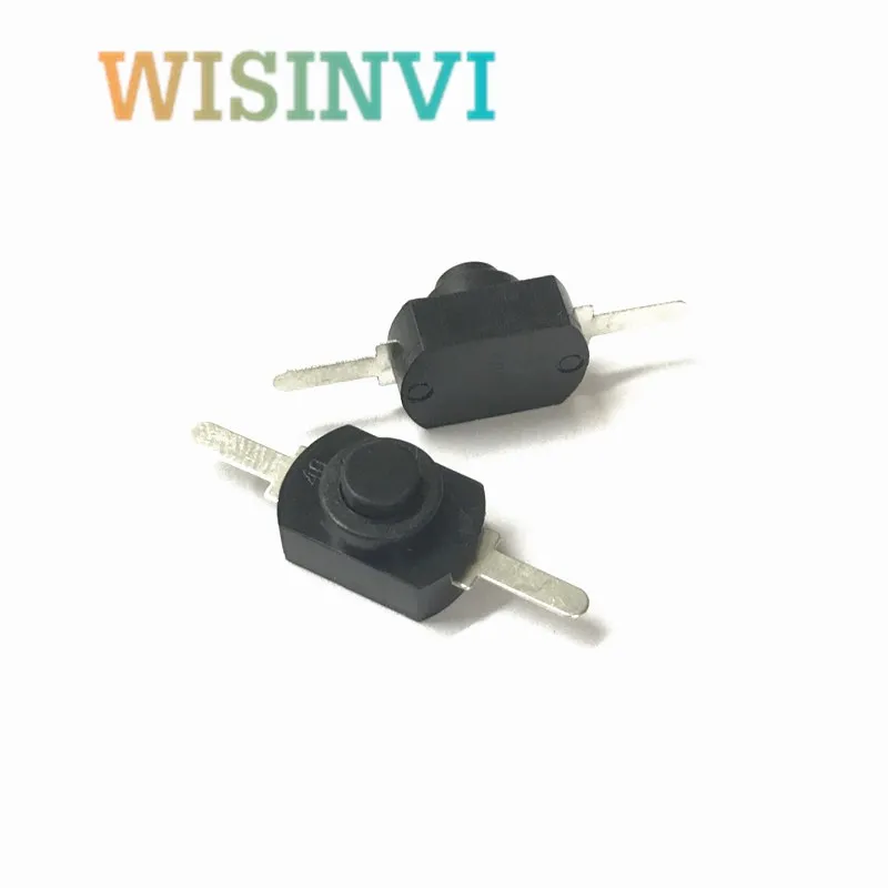 10PCS 1208YD Flashlight LED strong light control switch Self Locking Switch 12*8MM DC 30V 1A ON Off Mini Push Button Switch 