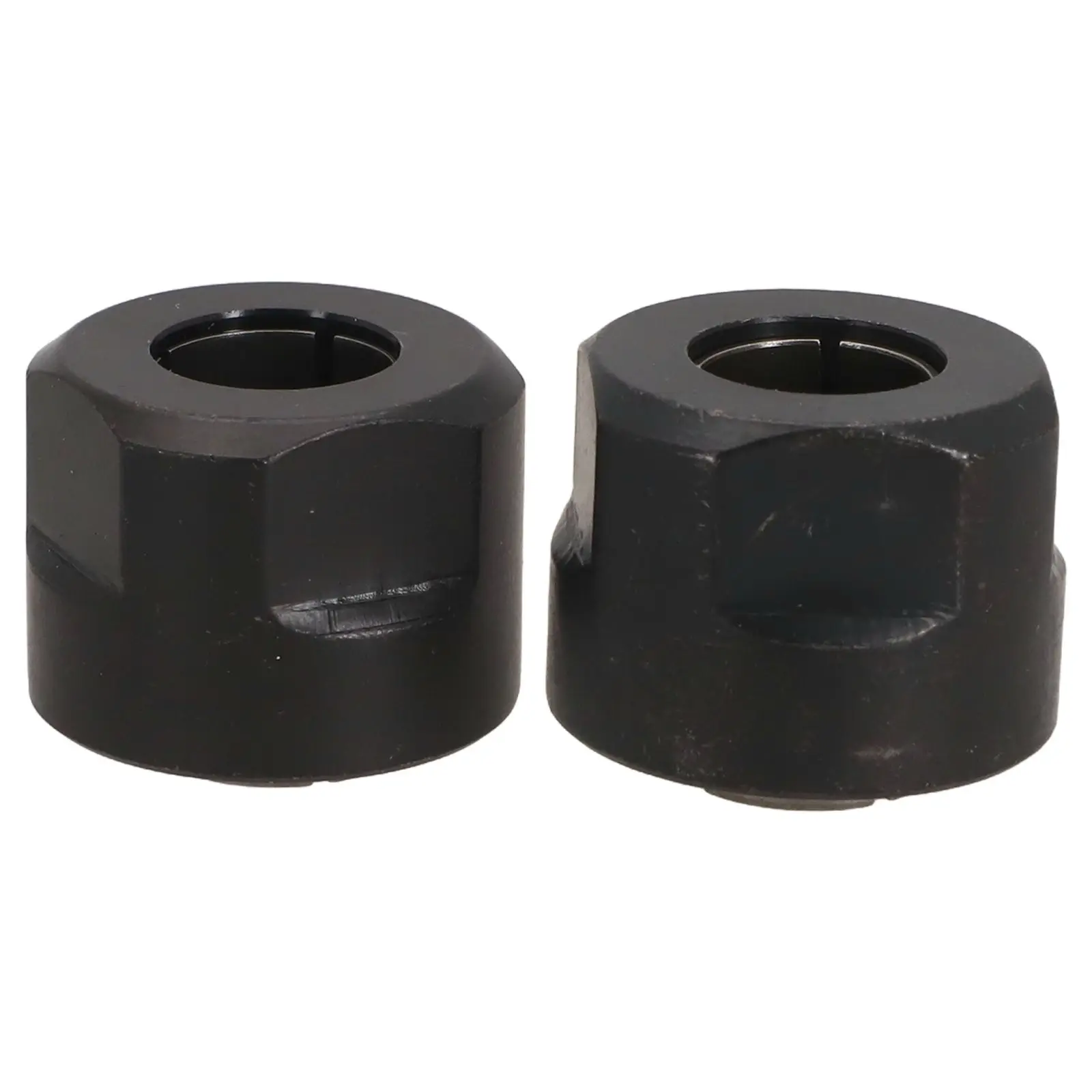 12.7mm Collet Collet Nut Mechanical Repairs Precision Fit Black Steel Material Black Collet Nut Accessory Accessory