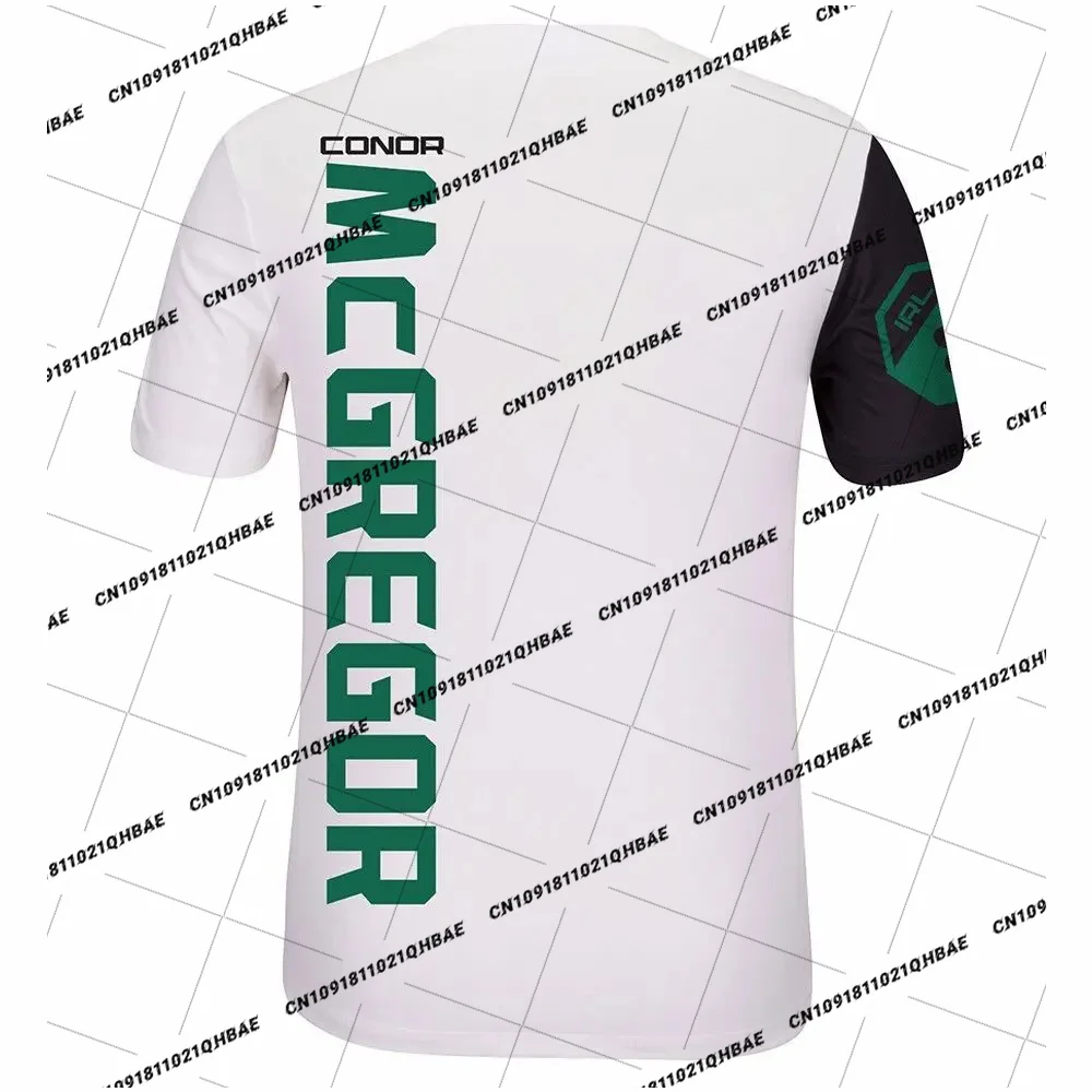 MMA 329 Fighting Night New Conor McGregor Retro Boxing Octagonal Cage Sports Men Tshirt Oversized Quick-dry Training Fitness Top