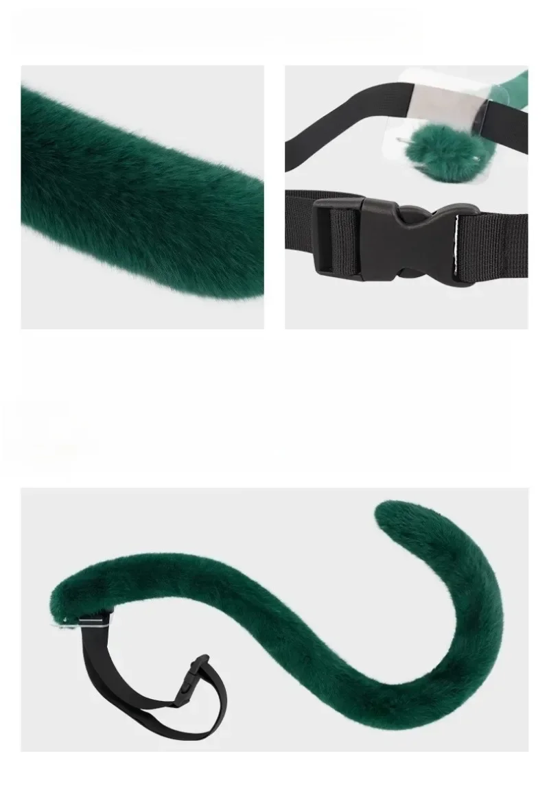 CosplayMaomao – accessori cosplay, coda d'oreille, cartone animato, couvre-chef mignon, Lolita, festa di carnevale di Halloween