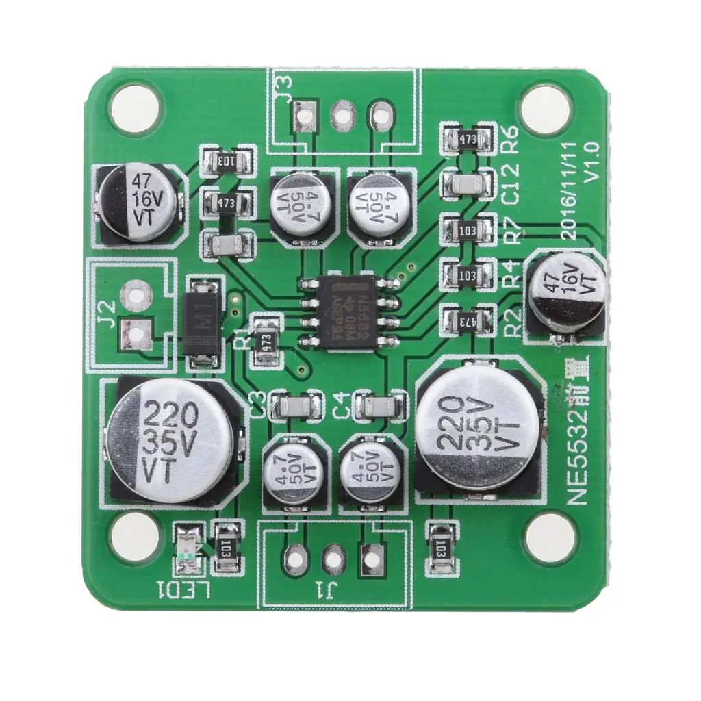 NE5532 DIY Audio Amp Board Stereo Amplifier Module Compact Preamp Board for Universal Hifi Speaker System
