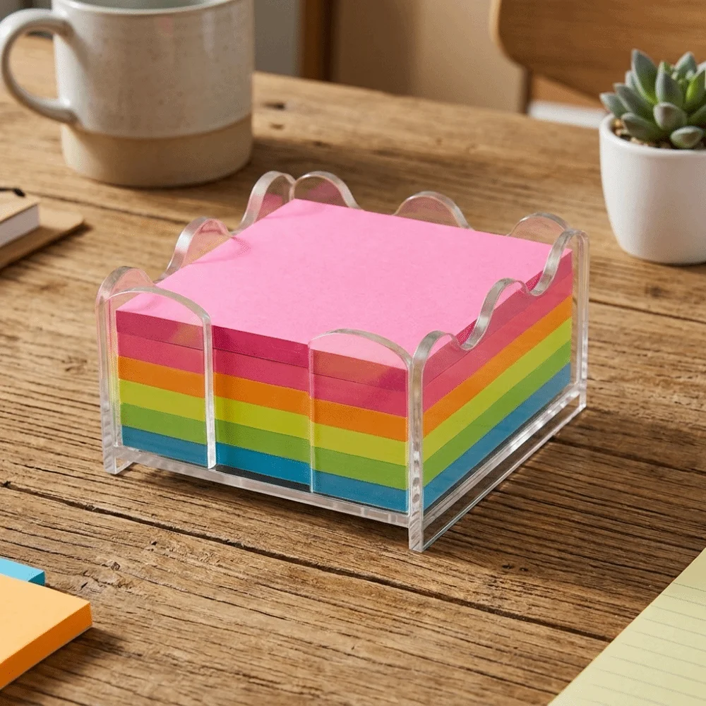 Sticky Note Dispenser - Support de notes autocollantes en acrylique