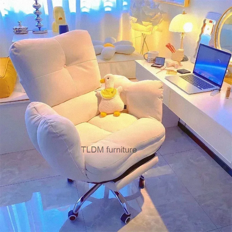 Home Bedroom Lazy Sofa Chair Comfortable Gaming Chair for Long Periods of Sitting Sedentary Leisure Study Tables and Chairs