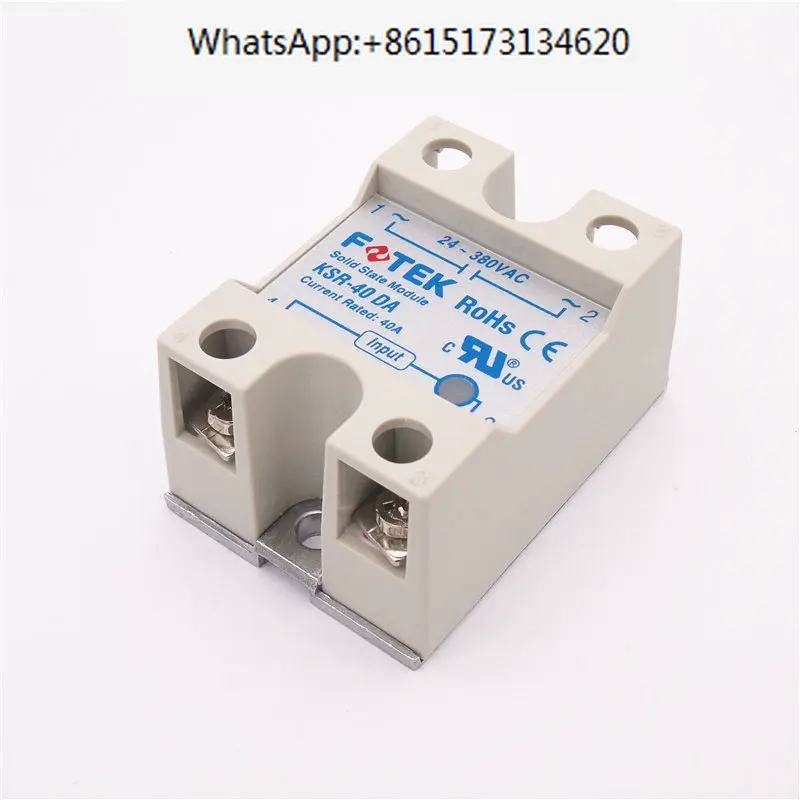 3 pieces Taiwan original   Yangming single-phase Solid-state relay KSR-40DA DC control AC thyristor 40A