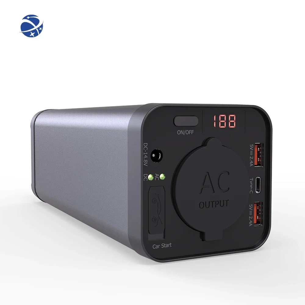 

UPS 150Wh Portable Power Bank AC DC 40000mAh USB Station for Travel Laptop Car Jump