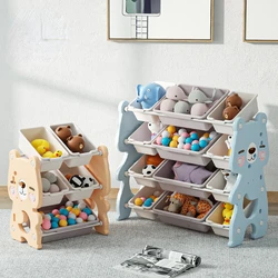 Children's Toy Storage Rack Baby Storage Rack Locker Multi-Layer Home Finishing Shelf Kindergarten Picture Book Bookshelf