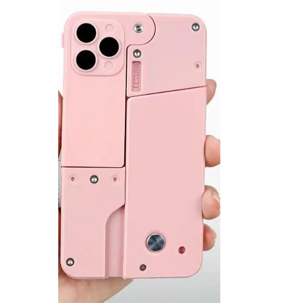 Pistola de juguete de bala suave para Iphone, carcasa eyectora de teléfono plegable TK, tienda de juguetes, envío directo