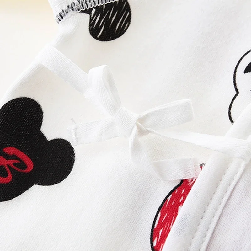 Spring Baby Rompers For Girl Newborn Jumpsuit Long Sleeve Cartoon Mickey Mouse Boy Toddler Top Kids Cotton Infant Outfits 0-12M