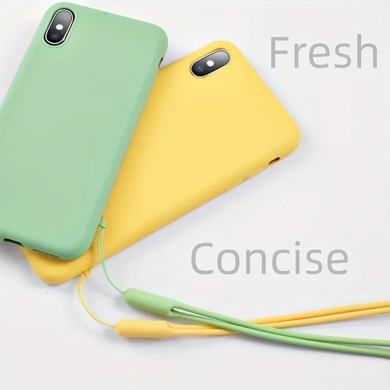 ใหม่สายรัดข้อมือเชือกเส้นเล็กซิลิโคน Charms สําหรับโทรศัพท์มือถือกล้องคีย์สายไฟน่ารัก Lanyard พวงกุญแจ Keycord แขวนเชือก