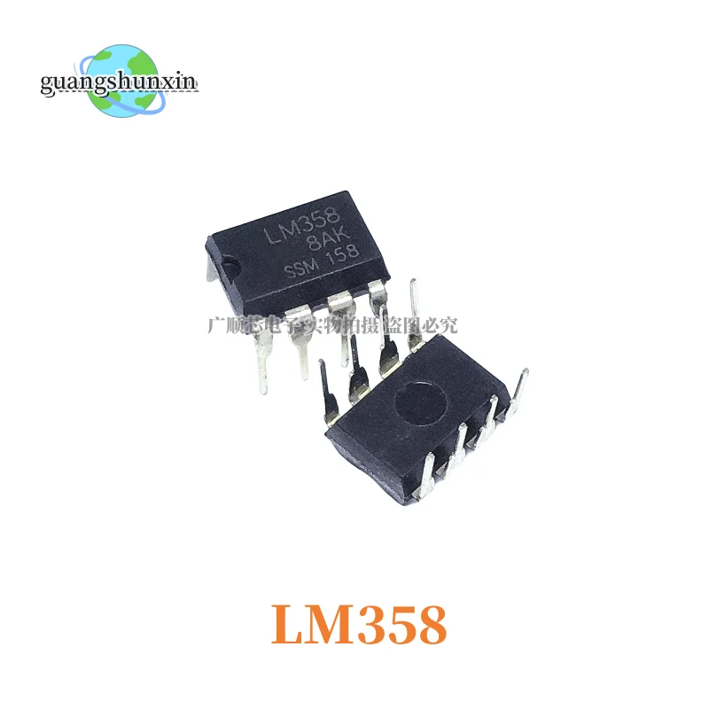 10PCS LM358P LM358 DIP LM358N DIP-8 LM393P LM393 NE555P NE555 LM324N LM324 LM339N LM339 MC34063API MC34063 LM258P LM293P UA741CN