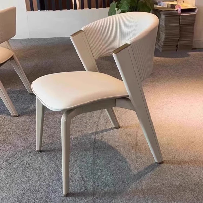 Chaise de Salle à Manger Ergonomique et Moderne, Fauteuil Simple, Mobilier de Design Nordique, Idéal pour Hôtel