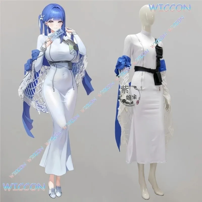 CyArcana Cosplay Costume Sexy See Through Outfit Full Set  Wig Anime Game NIKKE Goddess of Victory Character Halloween Party Sta