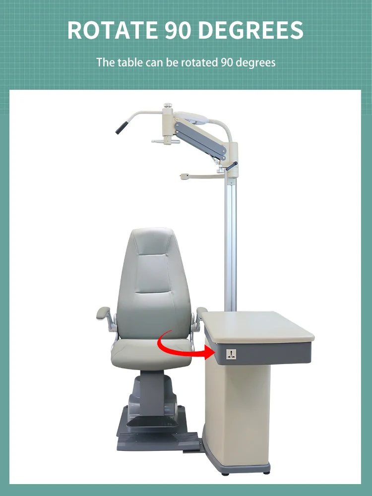 Comprehensive Combination Workstation for Optometry Equipment Ophthalmic Optical Instrument Integration Solution  Lift Chair