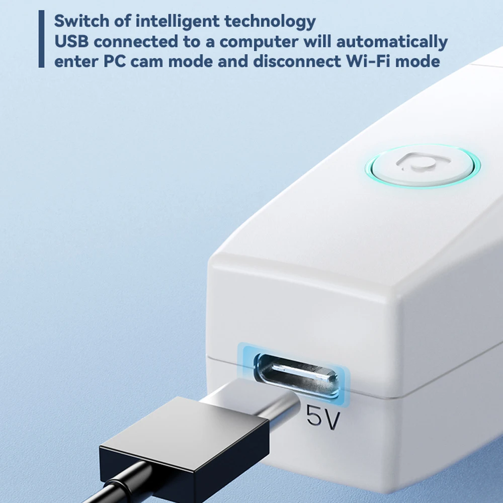 Tomov 1080P WiFi Microscopio elettronico USB cellulare Computer che collega foto Video prendendo Microscopio digitale portatile