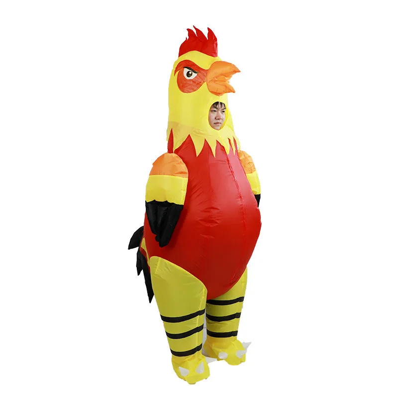 

Iatable Stage Performance Costume loween Par Puppet Standing Rooster Children's Entertainment Outfit Traditional Ethn...