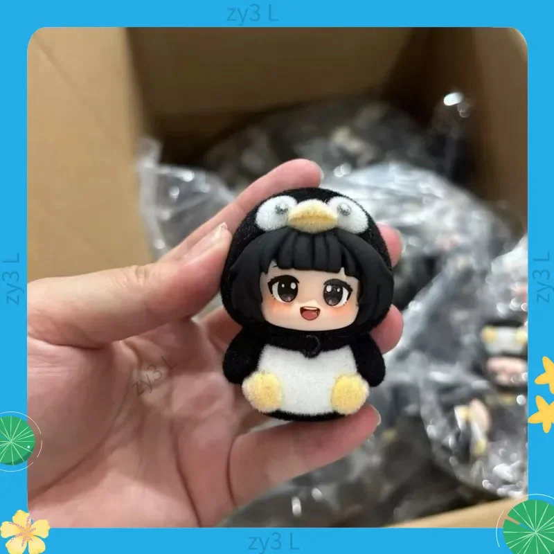 

2026 New popular cartoon peripheral table box decoration cute penguin Gugugaga doll anime doll