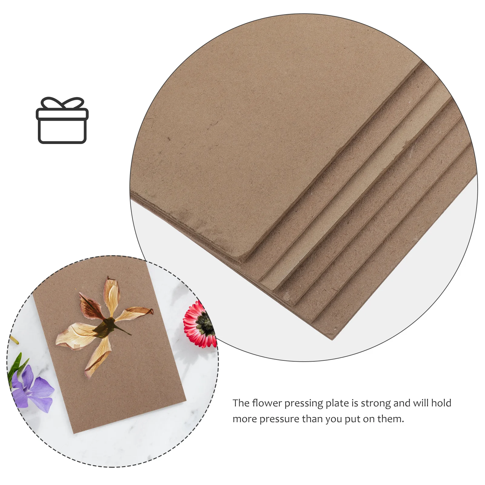 

6 Sheets Flower Press Boards Reusable Plant Press Plates for Pressing Tools Dried Flowers Scrapbook Cards Wedding Invitations