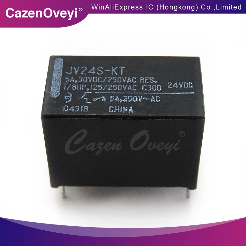 

1piece JV24S-KT A set of normally open 5A 4 feet DC24V relay