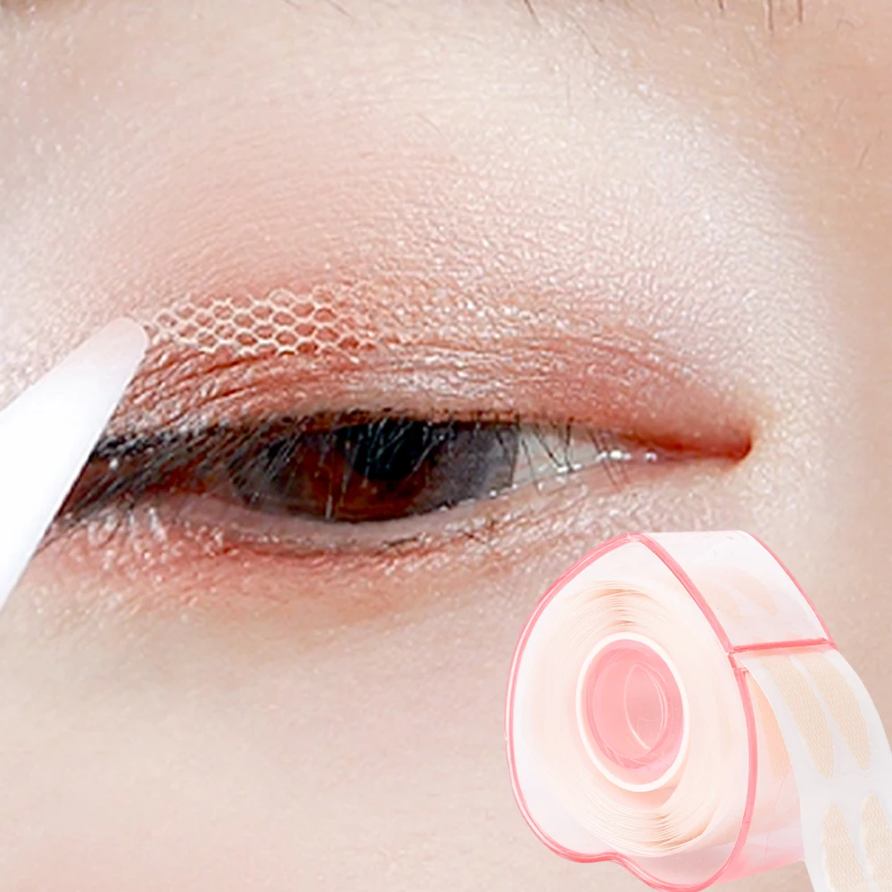 Lasting Lace Eyelid Sticker Double Fold Eyelid Stickers Natural Invisible Beige Stripe Self-adhesive Beauty Eye Tape Makeup Tool