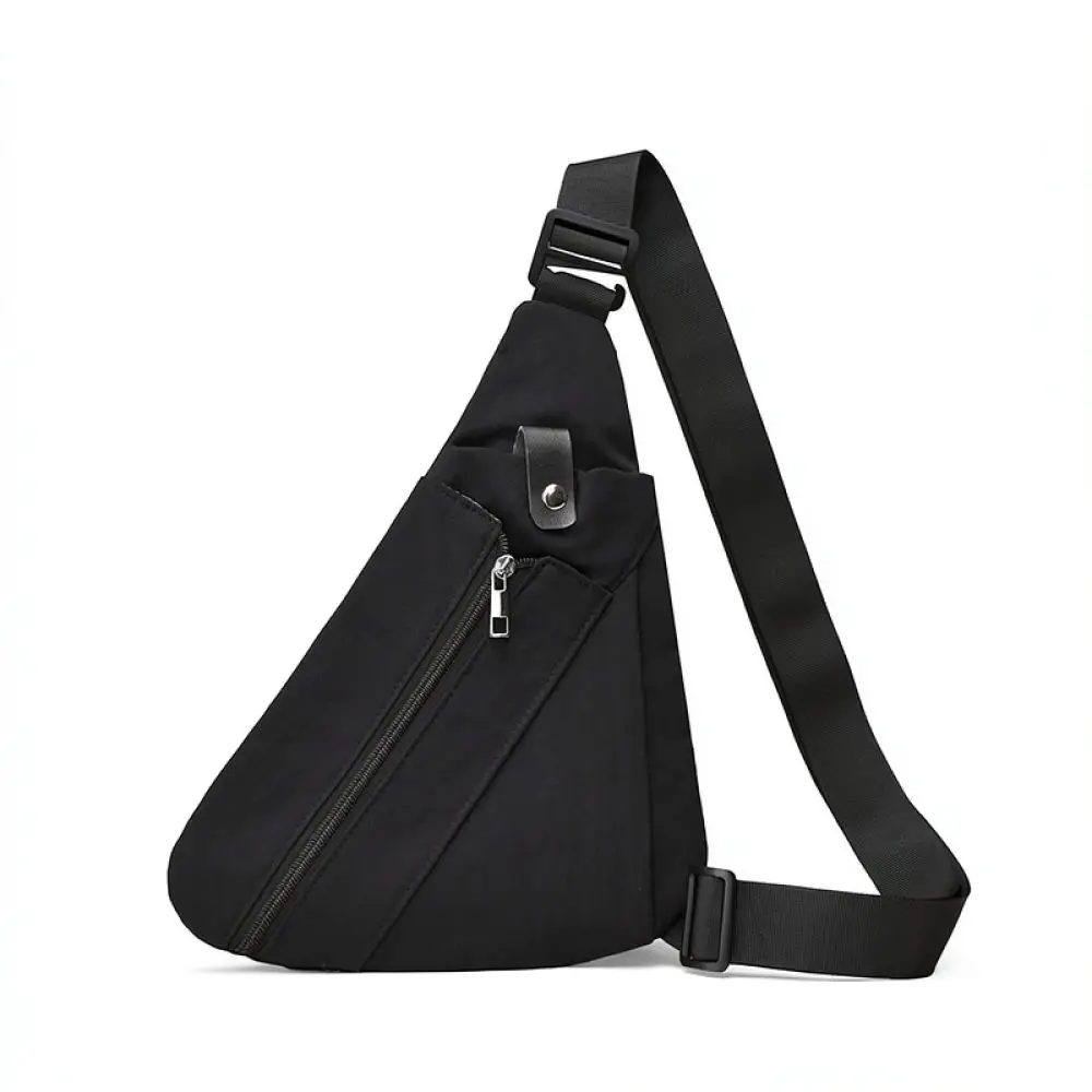 Slim Mens Crossbody Sling Bag Durable Chest Pack Water Resistant Shoulder Satchel For Daily Life Commuting Travel Gear