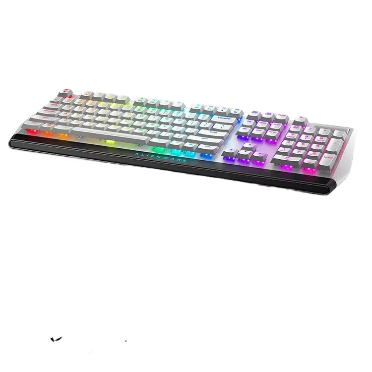A Lienware AW510K USB Wired RGB Mechanical Keyboard Black/White Gaming Peripherals Workstations Stock Made in China Windows