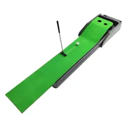 Putting Green Indoor Set Golf Putting Training Mat Improve Accuracy And Speed Golf Putting Artificial Grass Material